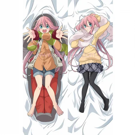 Laid-Back Camp Dakimakura Kagamihara Nadeshiko Body Pillow Case