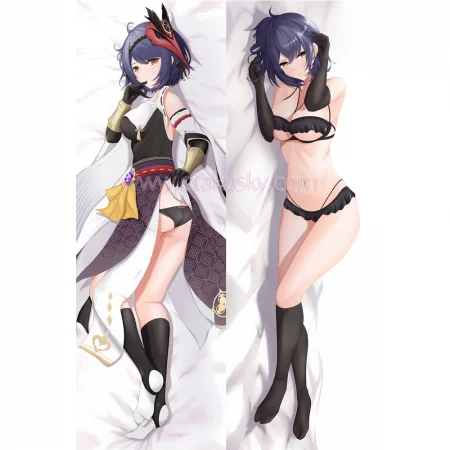 Genshin Impact Dakimakura Kujou Sara Body Pillow Case 10