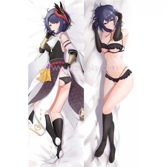 Genshin Impact Dakimakura Kujou Sara Body Pillow Case 10 - Click Image to Close