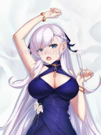 Azur Lane Dakimakura Belfast Body Pillow Case 06