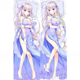 Re:Zero Dakimakura Emilia Body Pillow Case 04