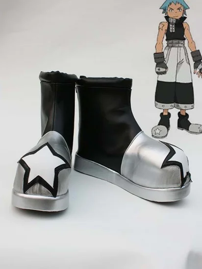 Soul Eater Black Star Cosplay Shoes 02 - Click Image to Close