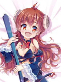 Machikado Mazoku Dakimakura Yoshida Yuuko Body Pillow Case
