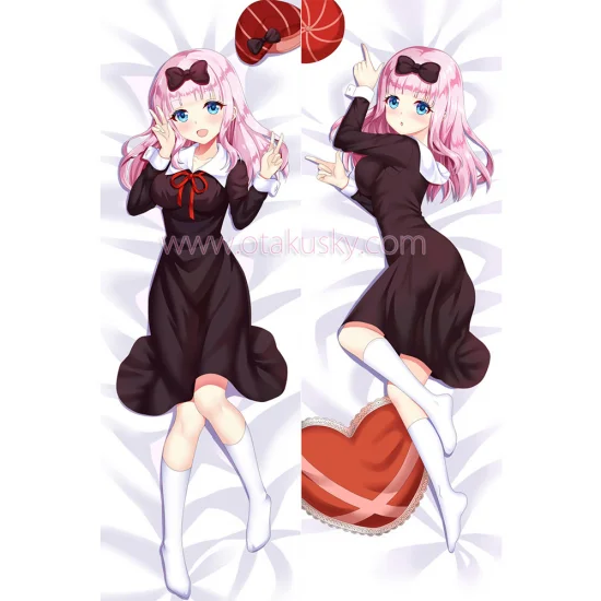 Kaguya-sama Dakimakura Fujiwara Chika Body Pillow Case 14 - Click Image to Close