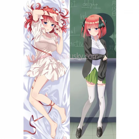 The Quintessential Quintuplets Dakimakura Nakano Nino Body Pillow Case 06