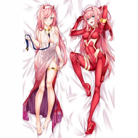 DARLING in the FRANXX Dakimakura Zero Two 02 Body Pillow Case 18