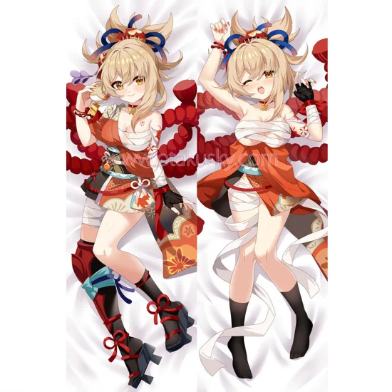 Genshin Impact Dakimakura Yoimiya Body Pillow Case 09 - Click Image to Close