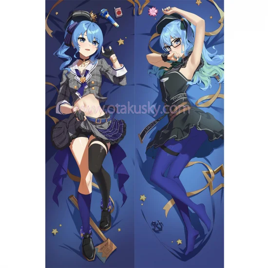 Virtual YouTuber Dakimakura Hoshimachi Suisei Body Pillow Case - Click Image to Close