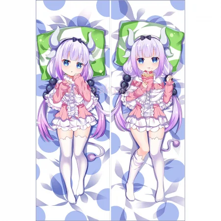 Miss Kobayashi's Dragon Maid Dakimakura Kanna Body Pillow Case 16