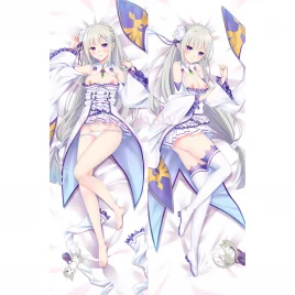 Re:Zero Dakimakura Emilia Body Pillow Case 15