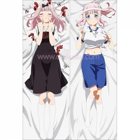 Kaguya-sama Dakimakura Fujiwara Chika Body Pillow Case 17