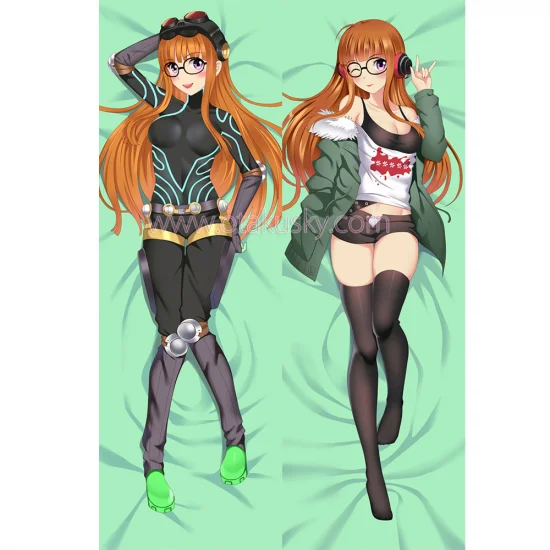 Persona 5 Dakimakura Futaba Sakura Body Pillow Case 04 - Click Image to Close