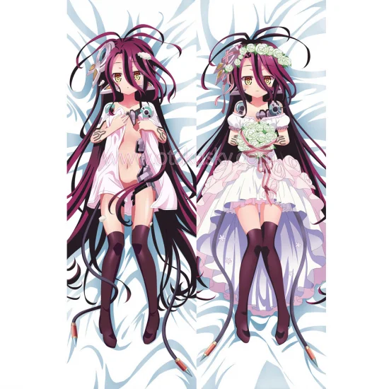 NO GAME NO LIFE Dakimakura Shiro Body Pillow Case 02 - Click Image to Close