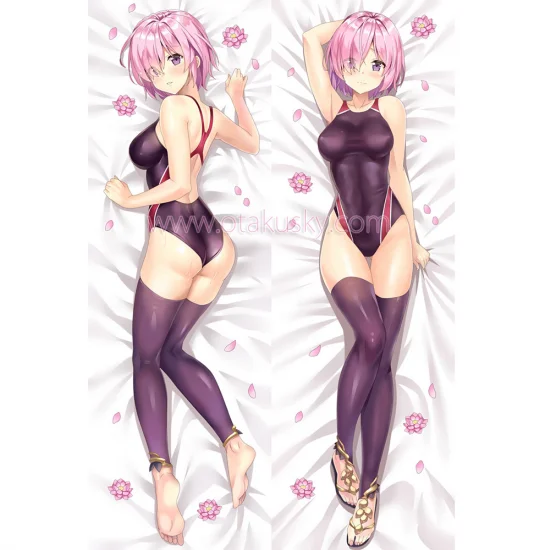 Fate/Grand Order Dakimakura Shielder Mash Kyrielight Body Pillow Case 06 - Click Image to Close