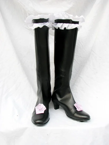 Rozen Maiden Suigintou Cosplay Boots 02 - Click Image to Close