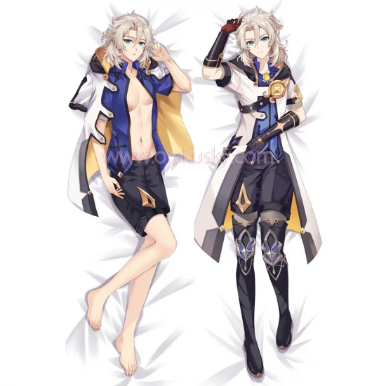 Genshin Impact Dakimakura Albedo Body Pillow Case 03 - Click Image to Close