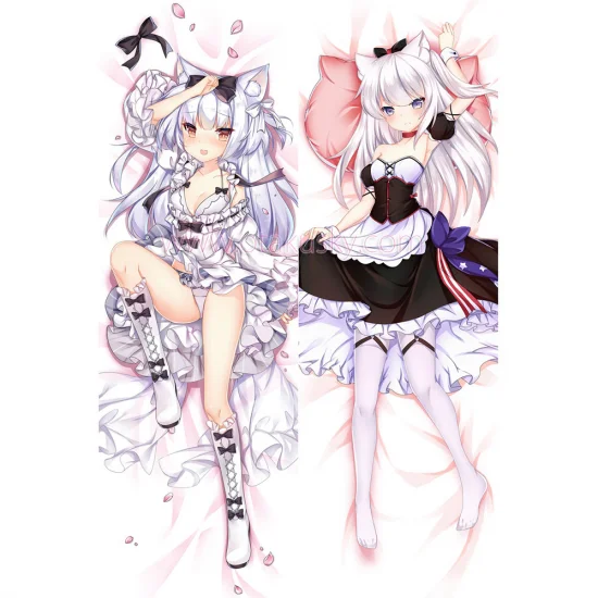 Azur Lane Dakimakura Hammann Yukikaze Body Pillow Case - Click Image to Close