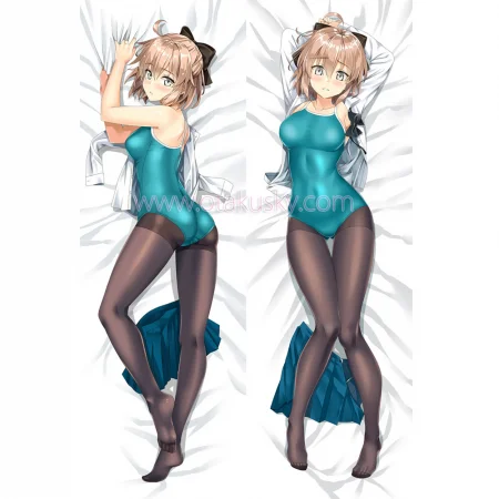 Fate/Grand Order Dakimakura Saber Souji Okita Body Pillow Case 14