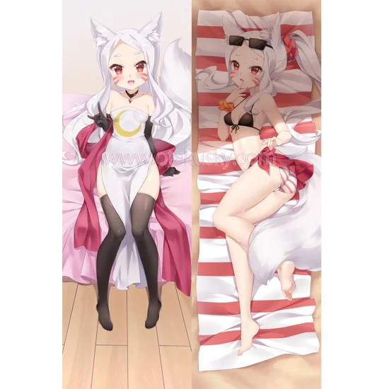 The Helpful Fox Senko-san Dakimakura Shiro Body Pillow Case - Click Image to Close