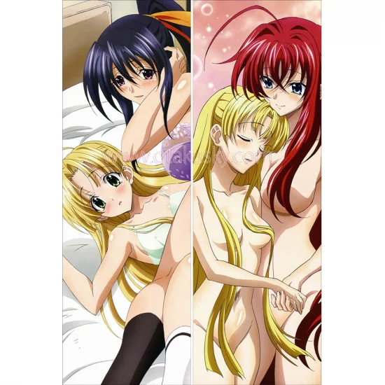 High School DXD Dakimakura Rias Gremory Akeno Himejima Body Pillow Case 05 - Click Image to Close