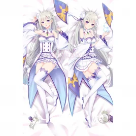 Re:Zero Dakimakura Emilia Body Pillow Case 14