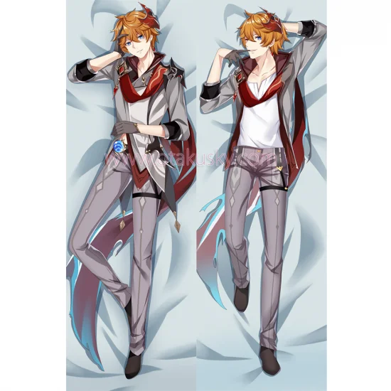 Genshin Impact Dakimakura Tartaglia Body Pillow Case - Click Image to Close