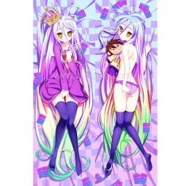 NO GAME NO LIFE Dakimakura Shiro Body Pillow Case 06
