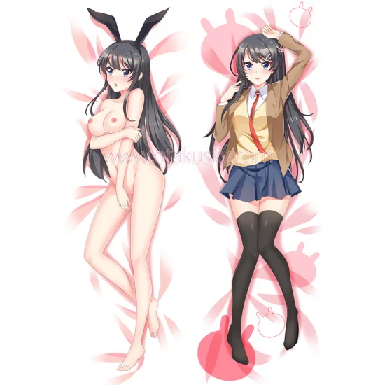 Seishun Buta Yarou Dakimakura Mai Sakurajima Body Pillow Case 09 - Click Image to Close