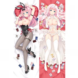 Kaguya-sama Dakimakura Fujiwara Chika Body Pillow Case 15