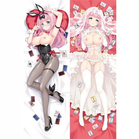 Kaguya-sama Dakimakura Fujiwara Chika Body Pillow Case 15