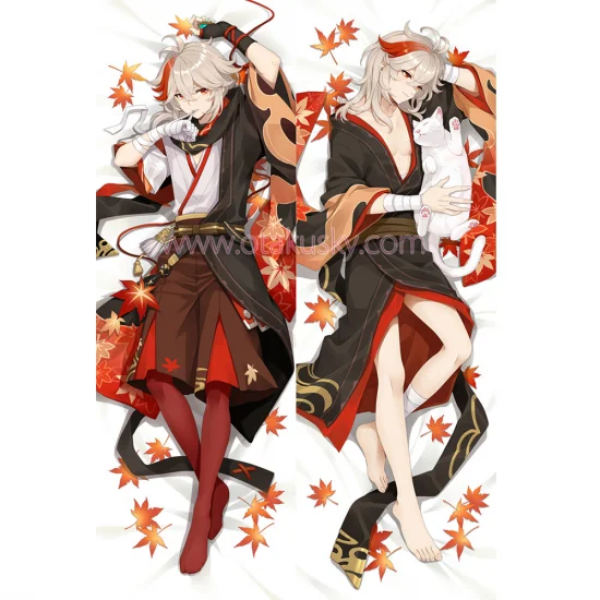 Genshin Impact Dakimakura Kaedehara Kazuha Body Pillow Case 03 - Click Image to Close