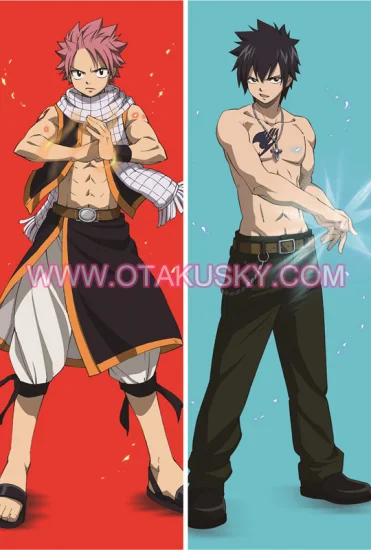 Fairy Tail Natsu Dragneel Body Pillow Case 01 - Click Image to Close