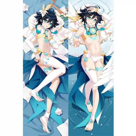 Genshin Impact Dakimakura Venti Body Pillow Case 09