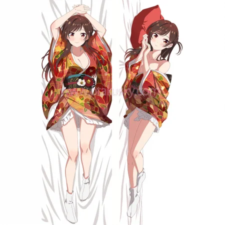 Kanojo Okarishimasu Dakimakura Chizuru Ichinose Body Pillow Case 15