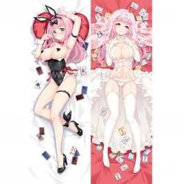 Kaguya-sama Dakimakura Fujiwara Chika Body Pillow Case 11