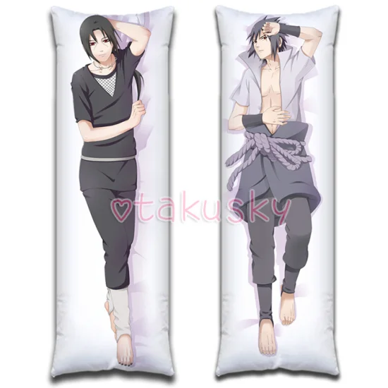 Naruto Sasuke Uchiha Body Pillow Case - Click Image to Close