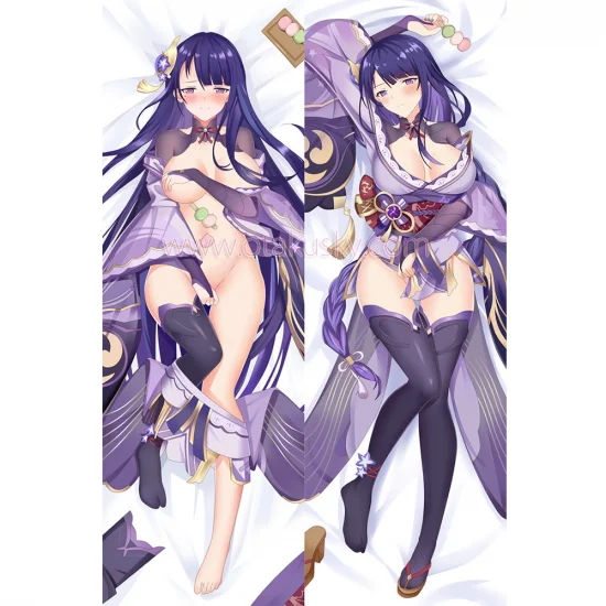 Genshin Impact Dakimakura Baal Raiden Shogun Body Pillow Case 08 - Click Image to Close