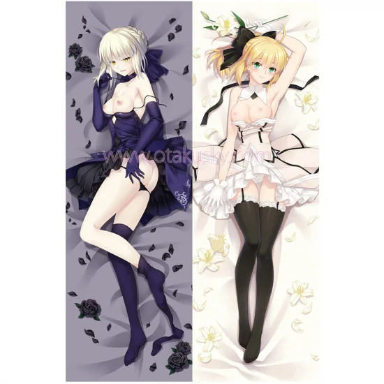 Fate/Stay night Fate/Zero Dakimakura Saber Body Pillow Case 05 - Click Image to Close