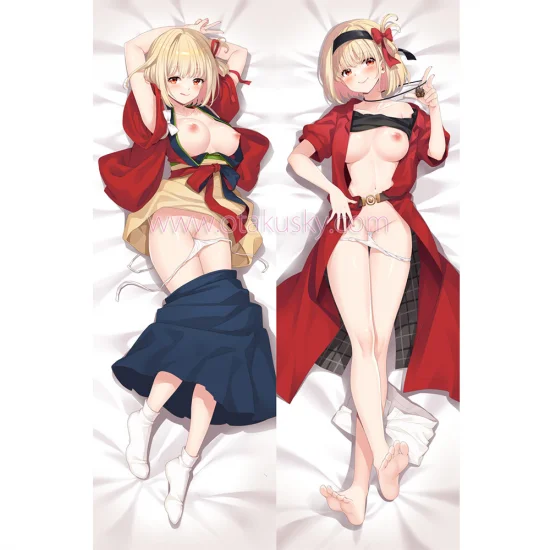 Lycoris Recoil Dakimakura Chisato Nishikigi Body Pillow Case 02 - Click Image to Close