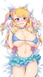 Oshiete! Galko-chan Dakimakura Galko Body Pillow Case