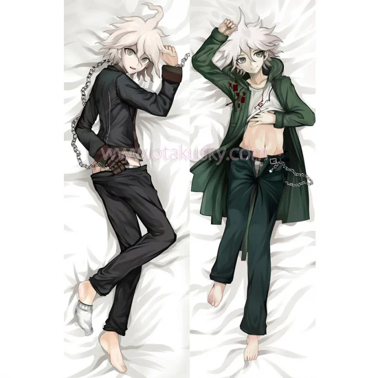 Danganronpa Dakimakura Nagito Komaeda Body Pillow Case 02 - Click Image to Close