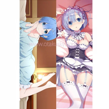 Re:Zero Dakimakura Rem Body Pillow Case 48