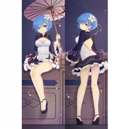 Re:Zero Dakimakura Rem Body Pillow Case 15