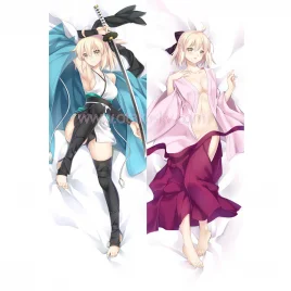Fate/Grand Order Dakimakura Saber Souji Okita Body Pillow Case 22