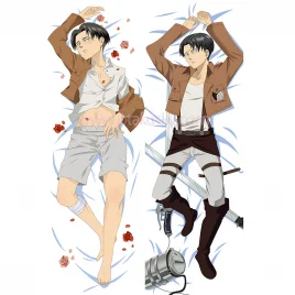 Attack on Titan Dakimakura Levi Body Pillow Case 04
