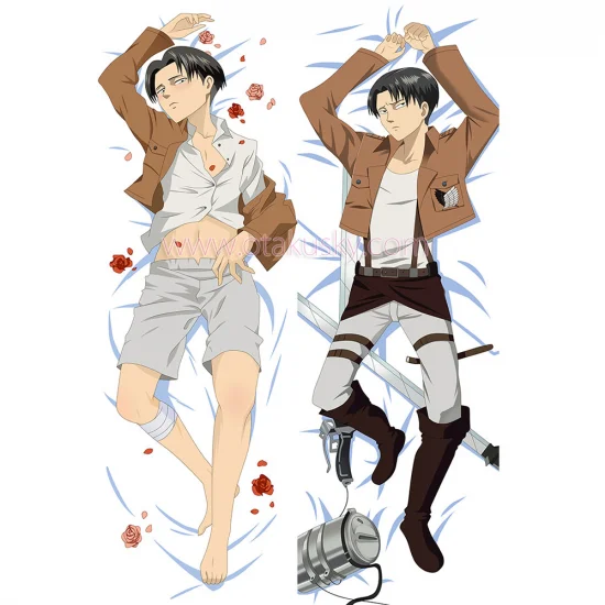 Attack on Titan Dakimakura Levi Body Pillow Case 04 - Click Image to Close