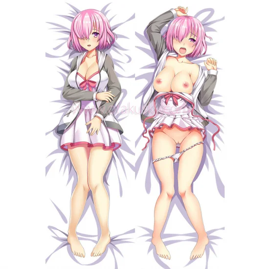 Fate/Grand Order Dakimakura Shielder Mash Kyrielight Body Pillow Case 27 - Click Image to Close