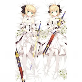 Fate/Stay night Fate/Zero Dakimakura Saber Body Pillow Case 10
