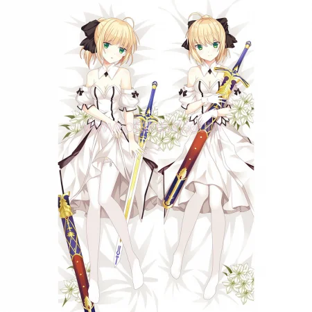Fate/Stay night Fate/Zero Dakimakura Saber Body Pillow Case 10
