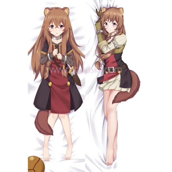 The Rising of the Shield Hero Dakimakura Raphtalia Body Pillow Case 08 - Click Image to Close